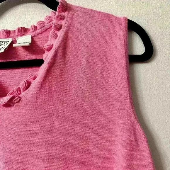 Vintage FIELD GEAR pink tank top size medium - Picture 2 of 4